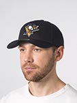 Бейсболка MITCHELL NESS арт. EU1053-PITPEN-BLK Pittsburgh Penguins NHL (черный)